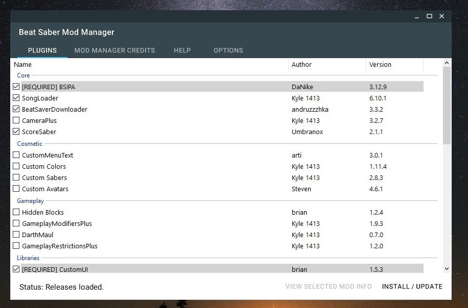 beat saber mod manager updater