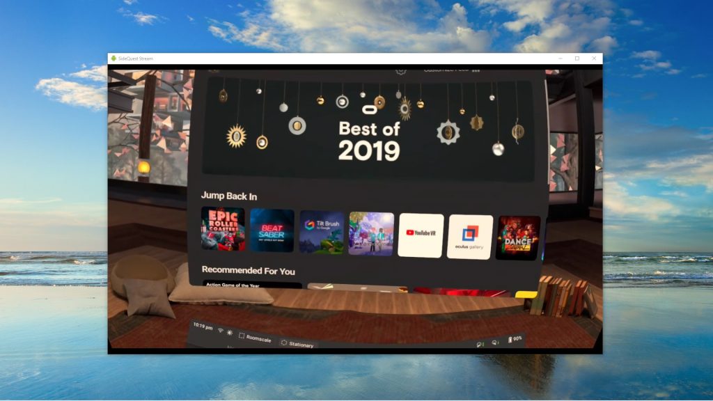 stream desktop to oculus quest