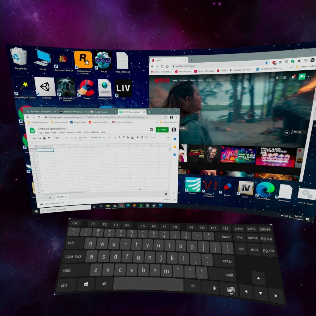 vr on desktop