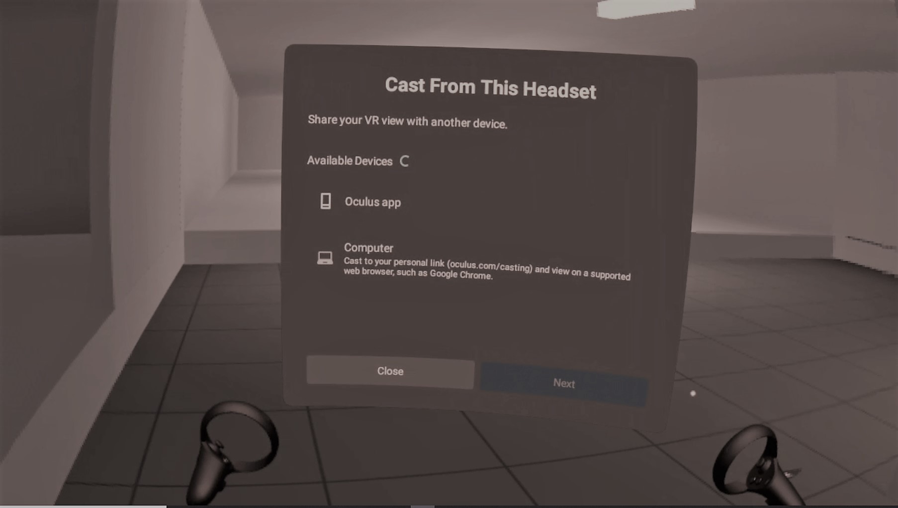 Cast Oculus Quest 2 to your PC